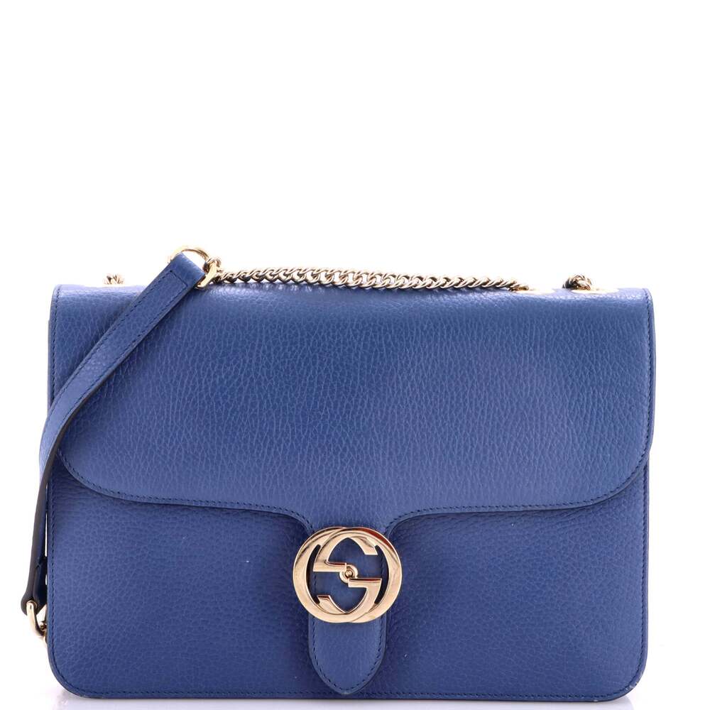 Gucci Interlocking Shoulder Bag Leather #334721G82B
